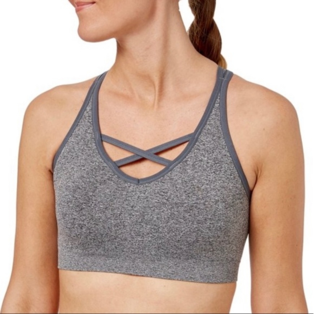 Reebok Seamless Front Interest Sports Bra - Picture 2 of 9